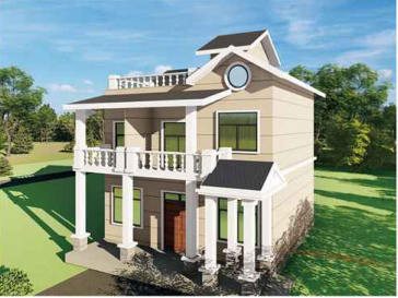 石家莊新區二層150平歐式輕鋼別墅房屋